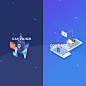 Crisp : The awesome team at Crisp approached us to redesign their landing page. We use unique colors and different illustrations to represent each of their feature.