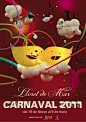 Carnaval : Graphic design for the Carnaval festival of the village of Lloret de Mar.