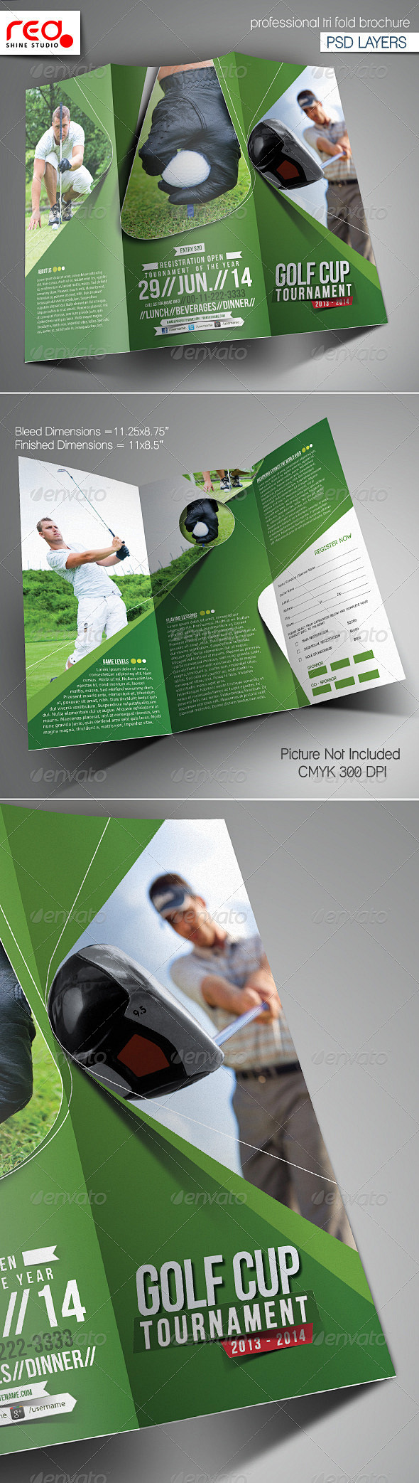 Golf Event Trifold B...