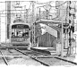 日本画家Masato Watanabe创作的铅笔街景速写 - 灵感日报 :   我们曾经报道过一组日本水彩画家渡部政人（Masato Watanabe）的水彩作品——城市小景。今天来欣赏一组他创作的铅笔速写，大部分为街景，黑白色调给人一种日本漫画场景的感觉。         &…