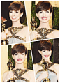 Anne Hathaway at the Vanity Fair Oscars Party.