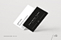 公司名片企业形象卡片立体多角度展示效果图VI智能贴图PS样机素材 Business Card Mockup - 南岸设计网 nananps.com