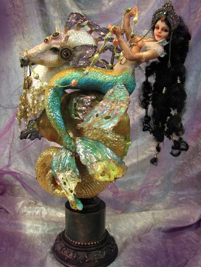 mermaid art doll