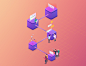 Isometric Illustrations : Isometric illustration that I created for Functionally