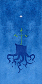 Scapegoat Studios brings the promise of Isaiah 11 to mind with this beautiful Advent banner. Choose from blue or purple. There shall come forth a shoot from the stump of Jesse, and a branch from his r
