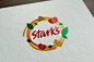 Stark's rebrrebranding 2 : Second option of rebranding restaurants Stark's. Concept: to divide kitchen on regions.