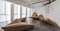 Bancos escultóricos "Sculptural Benches" - para escritório em Beijing, China  Design: dEEP Architects