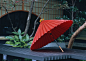 日式庭院油伞图片