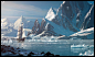 Assassin's Creed  Rogue, Arctic Path, Raphael Lacoste : Illustration benchmark done for Ubisoft Sofia for AC Rogue. 4 hours.