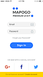 一套白色系的注册登录app界面创意设计-UI设计网uisheji.com -