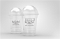 透明容器奶茶包装瓶包装盒圆筒包装袋塑料桶展示样机模板PSD素材-淘宝网