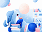 Books App Illustration