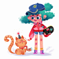 GIRL AND CAT on Behance
