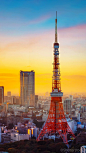 日本建筑#东京铁塔
