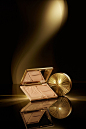 Fashion  gold luxury powder product