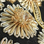 Goldwork detail | #handembroidery #artisanal #embellishments #embroidery #design #fashion #bridal #broderie #bordado #gold #goldwork
