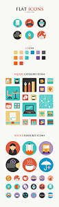 Flat Icons : ...