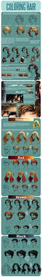 Hair Coloring Tutorial by lostie815 on deviantART