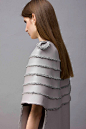 Dress with chunky soldered seams - innovative stitch techniques; fabric manipulation; textiles for fashion // Zita Merenyi