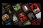 40款史诗电影美学优雅封面演员名册小红书竖幅海报设计PSD模板 Pixflow Movie Posters Vol.1