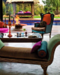 Colorful Moroccan-Style Patio Design | Home that I ❤ | Pinterest