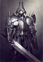 Medieval Knight 1, Hyungwoo Kim : 2018 personal work