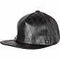 【琼子代购】英国正品RIVERISLAND.1LEATHER LOOK QUILTED CAP