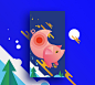 Chinese Zodiac Design for the year of the pig 2019 : Chinese Zodiac Design for the year of the pig 2019