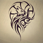 Wolf dreamcatcher tribal tattoo by FingerPrint1404
