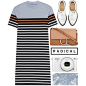 #fashion #stripes #modern #minimal #stripeddress #chloe #nikon #london #map #style #coral #inspiration #light #lightblue #blackandwhite #black #white #drmartens #docmartens