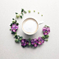 一杯咖啡与鲜花的唯美美图图片