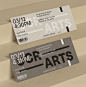 Forth + Back on Instagram：“为UCR艺术设计的博物馆门票”
