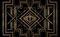 The Great Gatsby Art Deco pattern: 