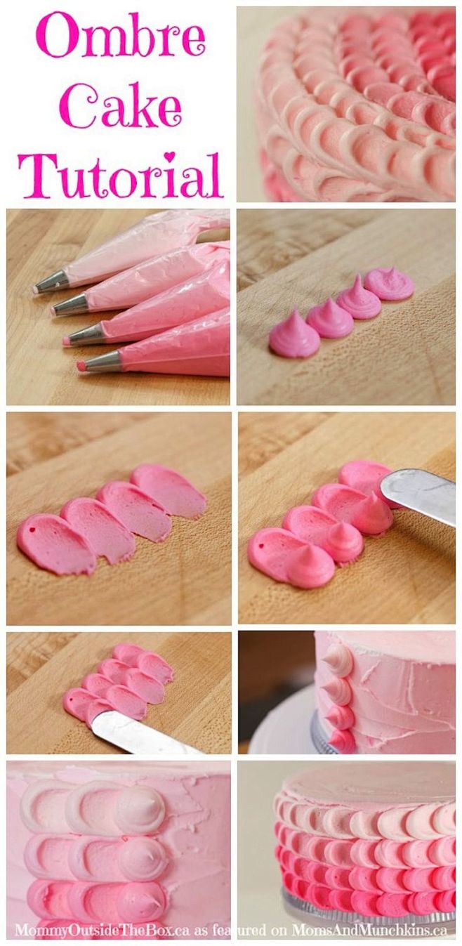 DIY Ombre Cake Tutor...