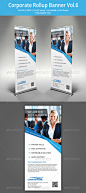 Corporate Roll-up banner - 6 - Signage Print Templates