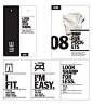 WE Fashion - Brand Identity by Denis Bégin, via Behance. Awesome idea! We love this #19design