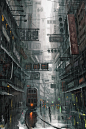 HONG KONG STREET SCENE SPEED PAINTING 12x18" Stretched Canvas Art Print : US $55.56 in Art, Canvas/ Giclee Prints
