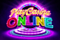 bet casino gambling game logo nightclub party psd slot text effect