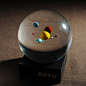 3D水晶太阳系 八大行星水晶球