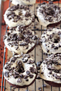Cookies and Cream Chocolate Doughnuts - we loved these baked doughnuts!: 
