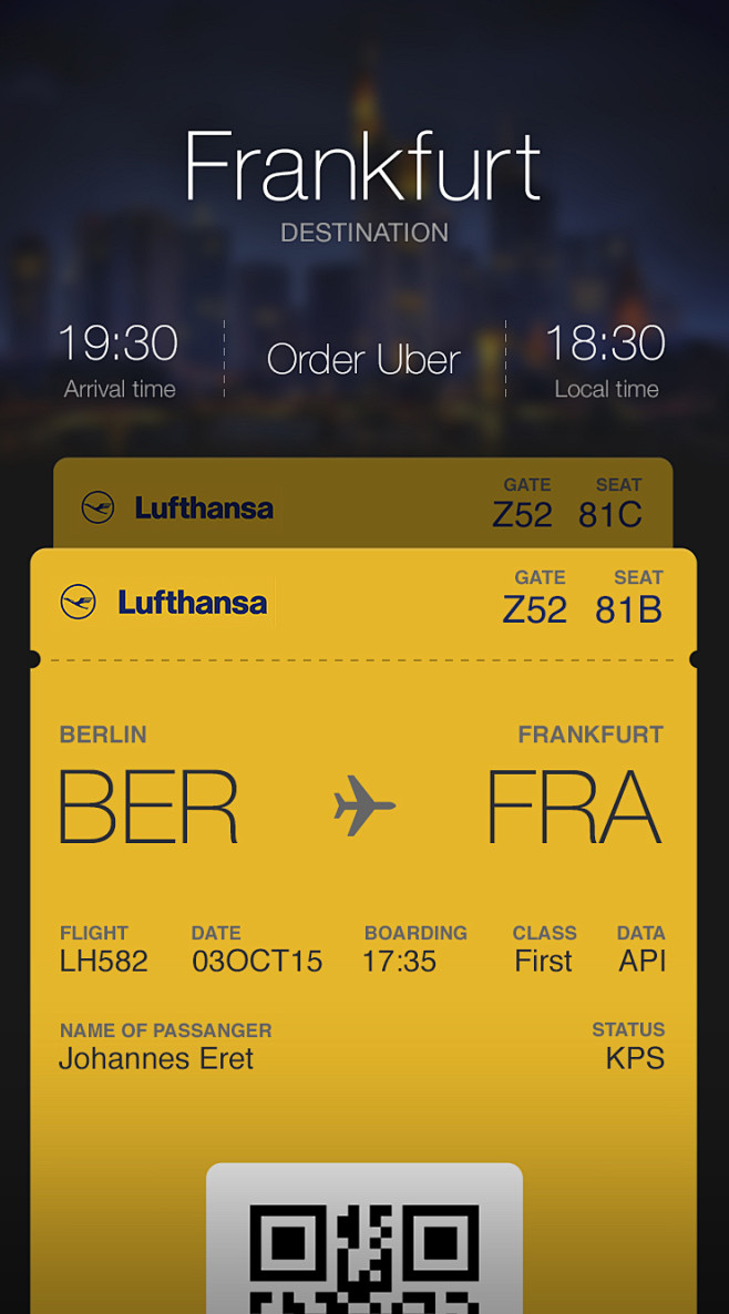 Lufthansa boardingpa...