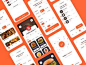 Ideate Food Delivery App Ui KIt food, #Delivery, #Advertisement, #App, #Ui, #KIt