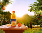 Minute Maid - From the heart of nature : personal project advertising concept for minute maid orange juice product