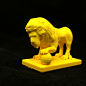 下载3D打印的 Lion desktop object 来自 ~流沙~ -