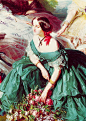 19世纪中期法国拿破仑三世的皇后欧仁妮（Empress Eugénie）对时尚的热衷，促动了Worth 以及他的时装帝国的发展，欧仁妮尤为推崇18世纪洛可可时期的服饰，克里诺林裙撑与奢靡的矫饰成为一时风尚，拿破仑三世在位的短暂一簇光阴（1852—1870年）也因此在时装史上留下华丽痕迹，被称为“新洛可可时期”。 ​​​​