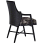 McGuire Furniture: Laura Kirar Passage Arm Chair: No. M-429