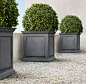 RH's Estate Zinc Framed Panel Planter:Recalling pots from 19th-century English and Belgian estate gardens, these stately planters are crafted in a family-owned workshop in Bulgaria.