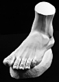 Male Foot in Planes Art Reference Cast by Philippe Faraut