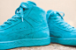 开春之蓝/ Puma Suede Mid “Aqua”