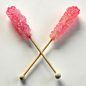 楽菋冰晶棒棒糖 粉色调酒冰糖结晶棒糖 婚礼派对甜品台喜糖